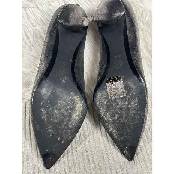 MICHAEL Michael Kors Pointy Pump Sparkle Metallic Shoes Womens Size 7.5M - Picture 8 of 8